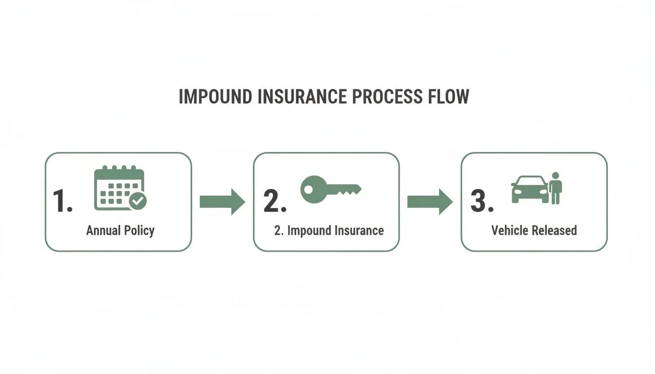 Impound insurance process flow
